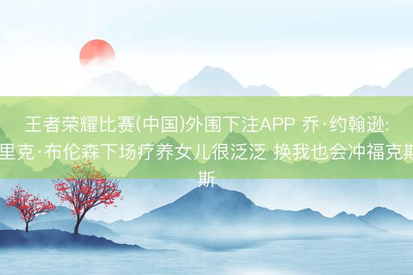王者荣耀比赛(中国)外围下注APP 乔·约翰逊: 里克·布伦森下场疗养女儿很泛泛 换我也会冲福克斯